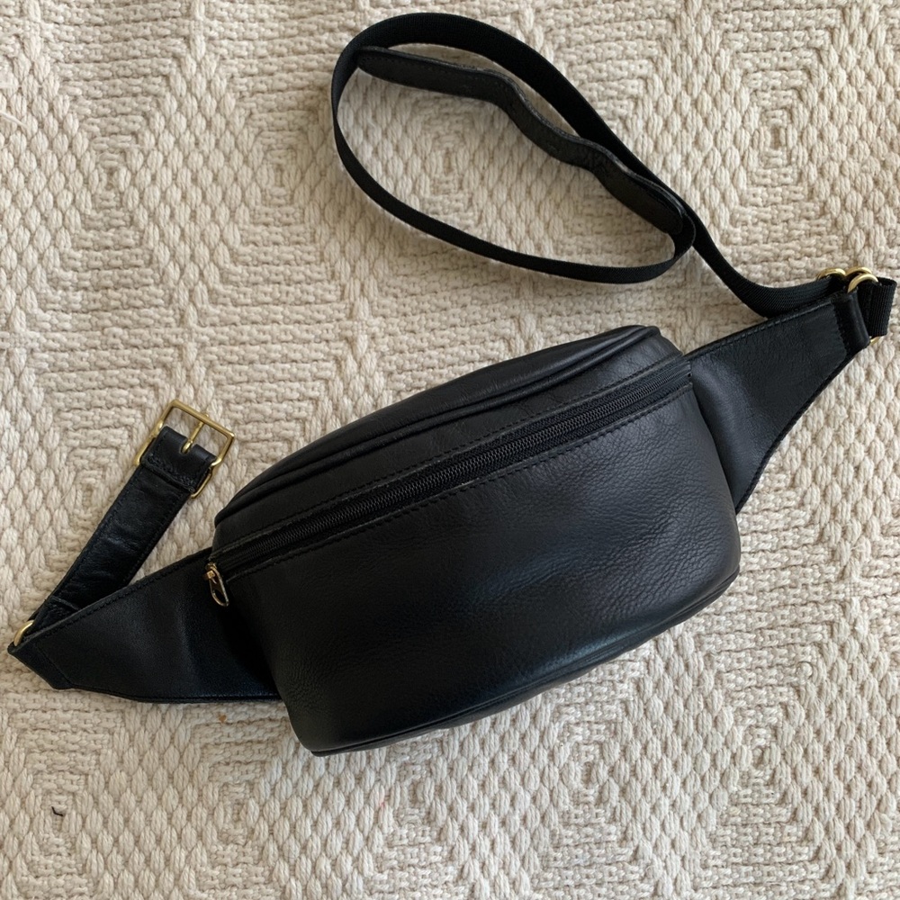 Black Vintage Coach Canteen Waist Pouch (515) 🖤 Fanny Pack Belt Bag Crossbody